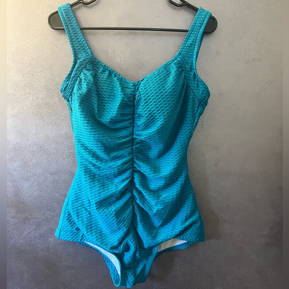 Maxine of Hollywood Teal One Piece Swimsuit